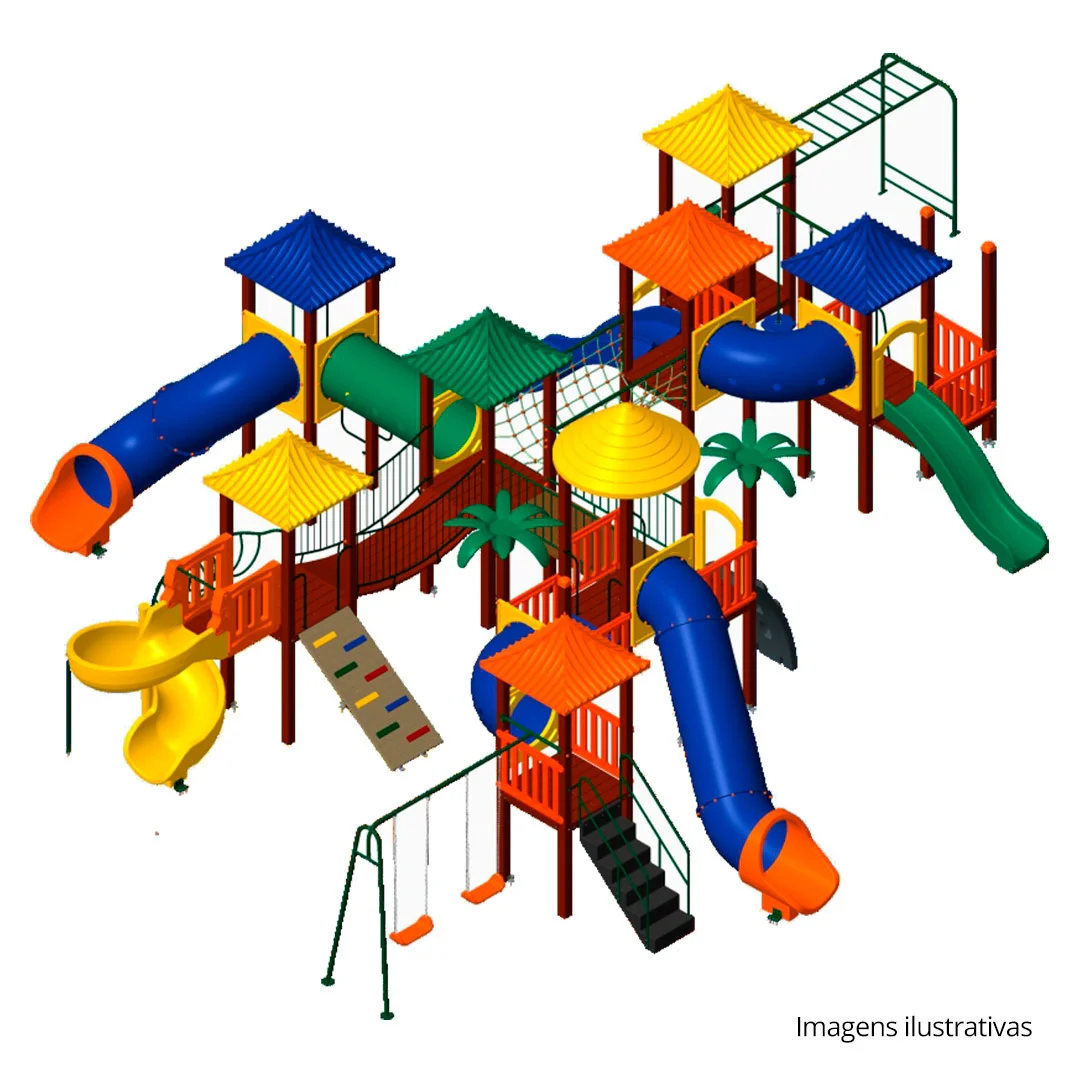 playground de madeira plástica São Paulo